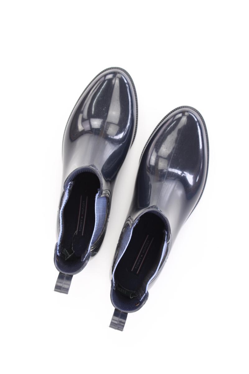 Tommy Hilfiger Gummi Stiefeletten Gr. 40 blau