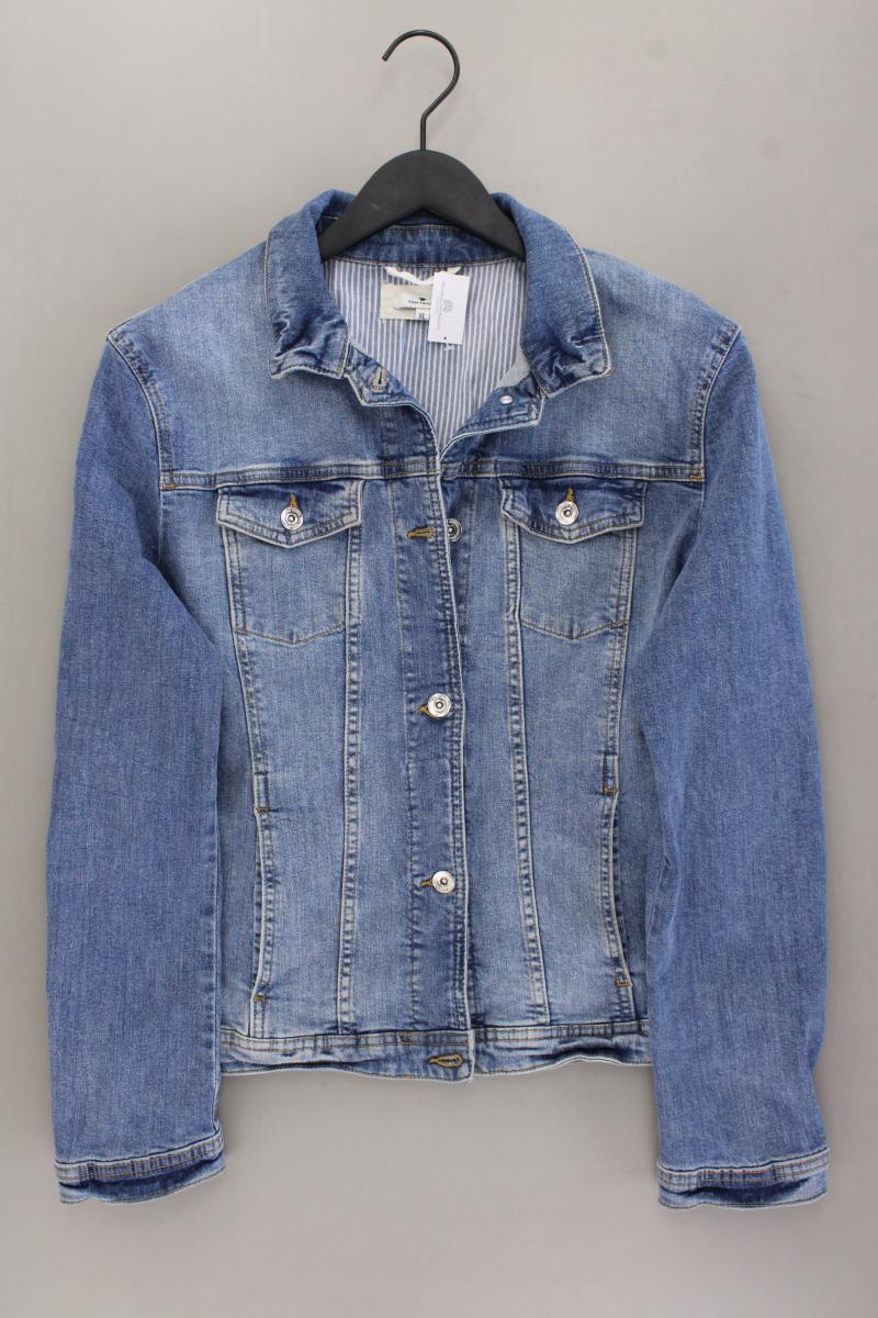 Tom Tailor Jeansjacke Gr. XL blau aus Baumwolle
