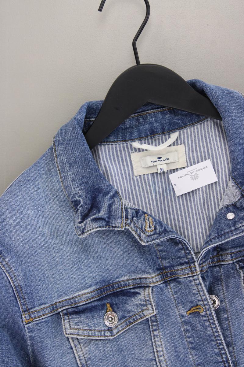 Tom Tailor Jeansjacke Gr. XL blau aus Baumwolle