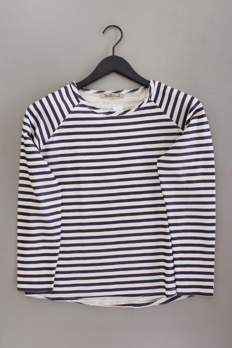 Smith & Soul Langarmpullover Gr. L gestreift blau