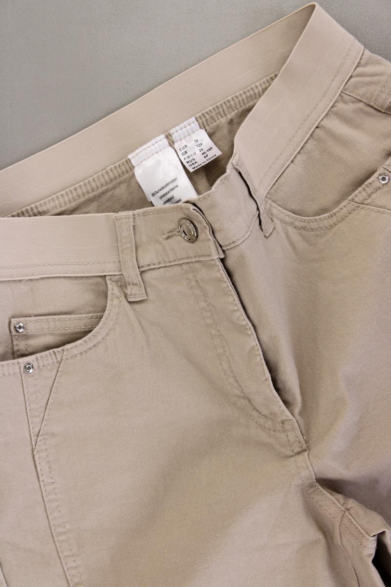 7/8 Hose Gr. Kurzgröße 19 creme aus Baumwolle