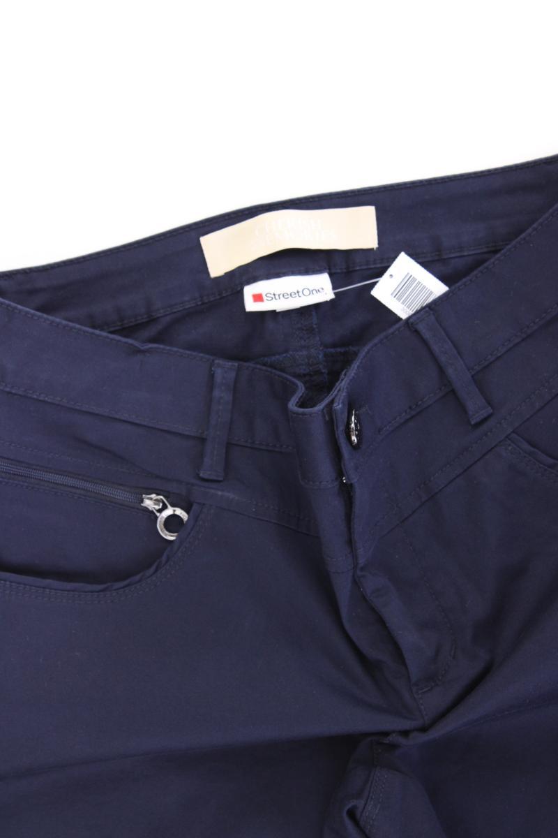 Street One Shorts Gr. 38 blau aus Baumwolle