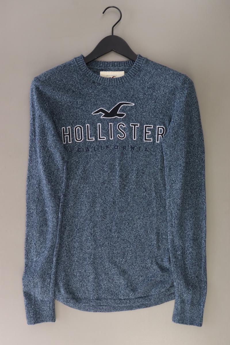 Hollister Feinstrickpullover für Herren Gr. S blau