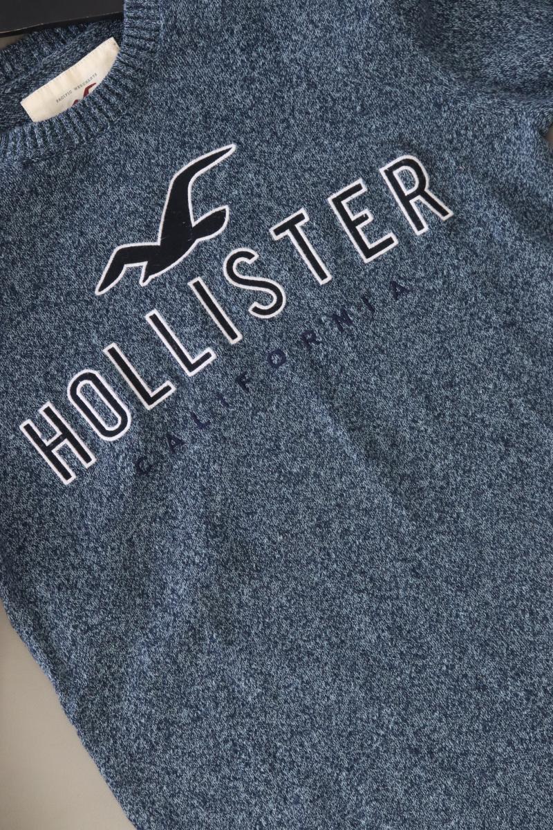 Hollister Feinstrickpullover für Herren Gr. S blau