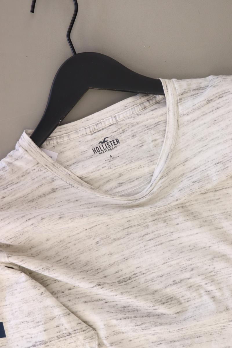 Hollister Langarmpullover für Herren Gr. S grau