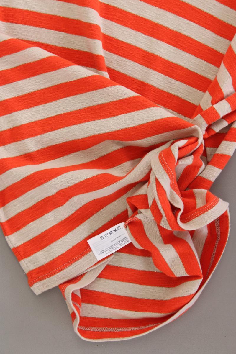 Garcia Ringelshirt Gr. M gestreift Kurzarm orange aus Baumwolle