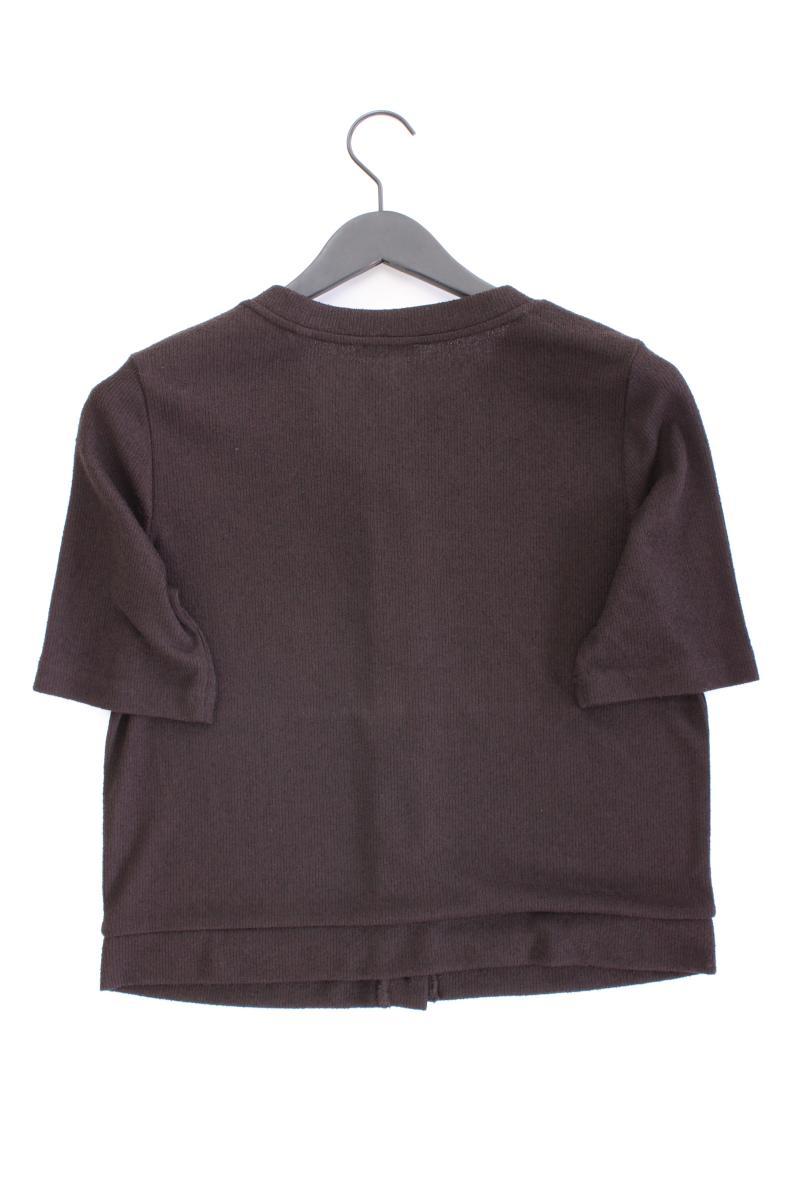 Street One Kurzes Strickjäckchen Gr. 38 Kurzarm braun