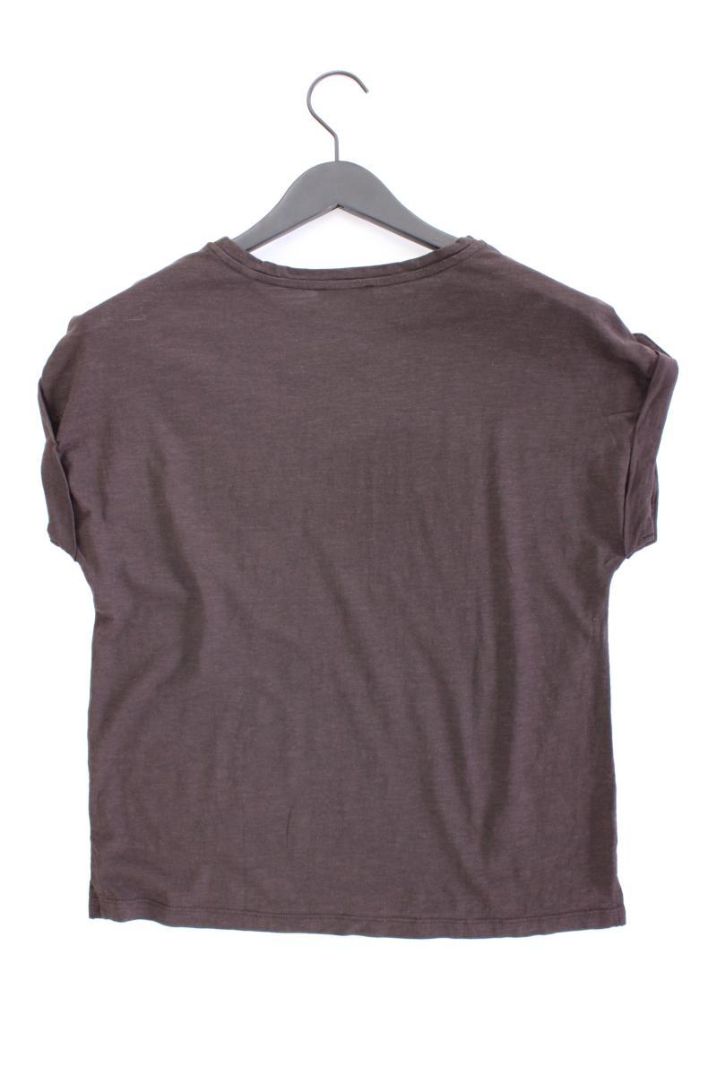 Street One T-Shirt Gr. 38 Kurzarm braun