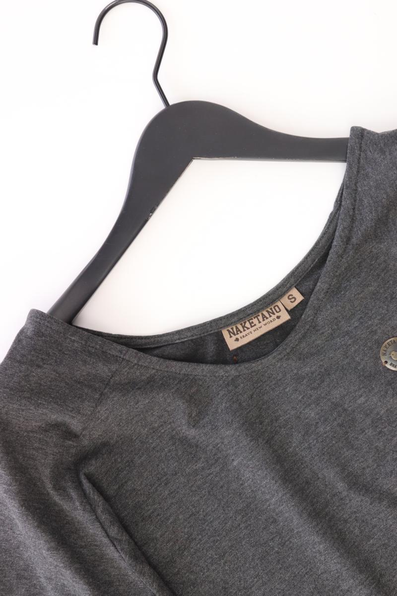 Naketano T-Shirt Gr. S Kurzarm grau aus Baumwolle