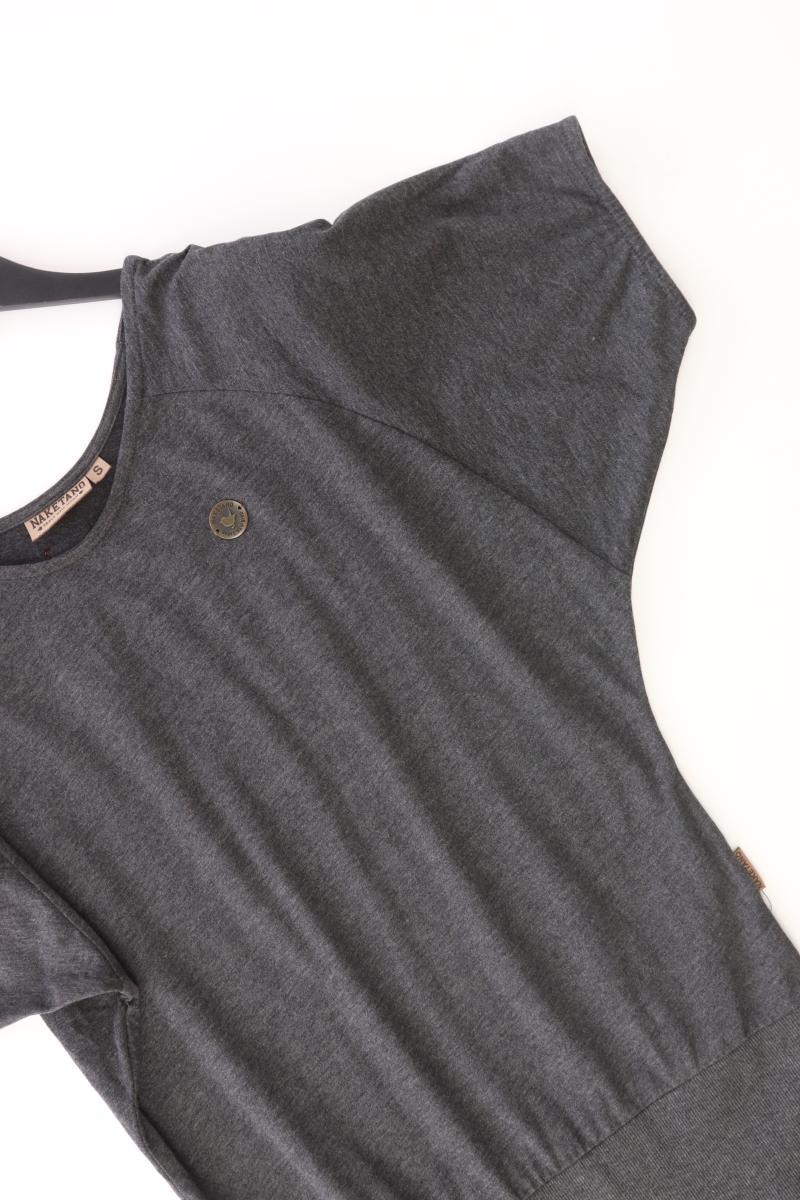 Naketano T-Shirt Gr. S Kurzarm grau aus Baumwolle