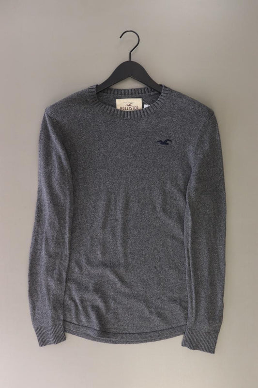 Hollister Feinstrickpullover für Herren Gr. S grau