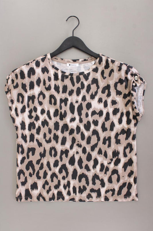 Street One Printshirt Gr. 38 mit Tierdruck Kurzarm braun