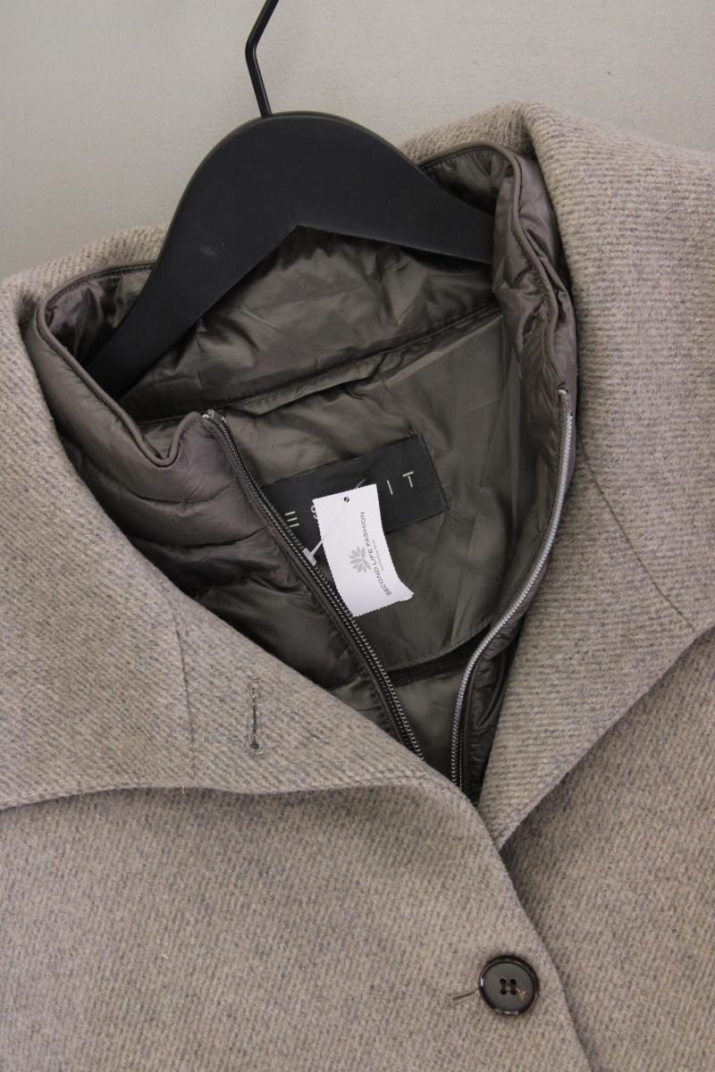 Esprit 2-in-1 Wollmantel Gr. XL grau aus Polyester