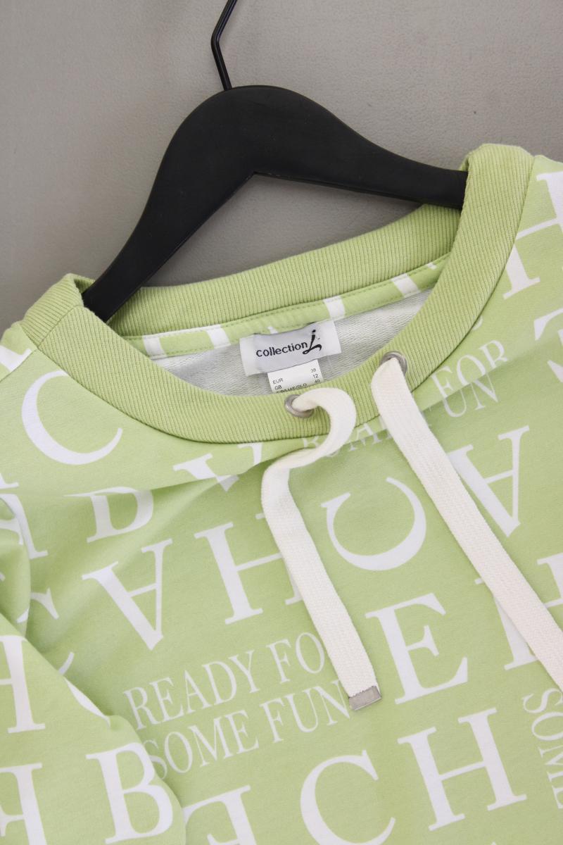 Colléction L. Pullover Gr. 38 neuwertig grün aus Baumwolle