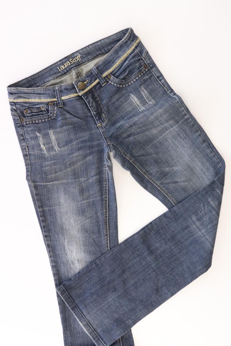 Laura Scott Y2K Vintage Bootcut Jeans Gr. 34 Modell Samba blau aus Baumwolle