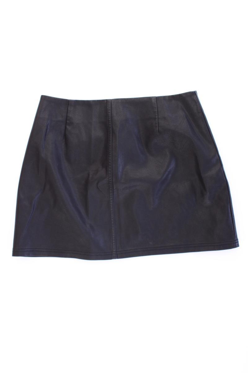 New Look Kunstlederrock Gr. 42 schwarz aus Polyurethan