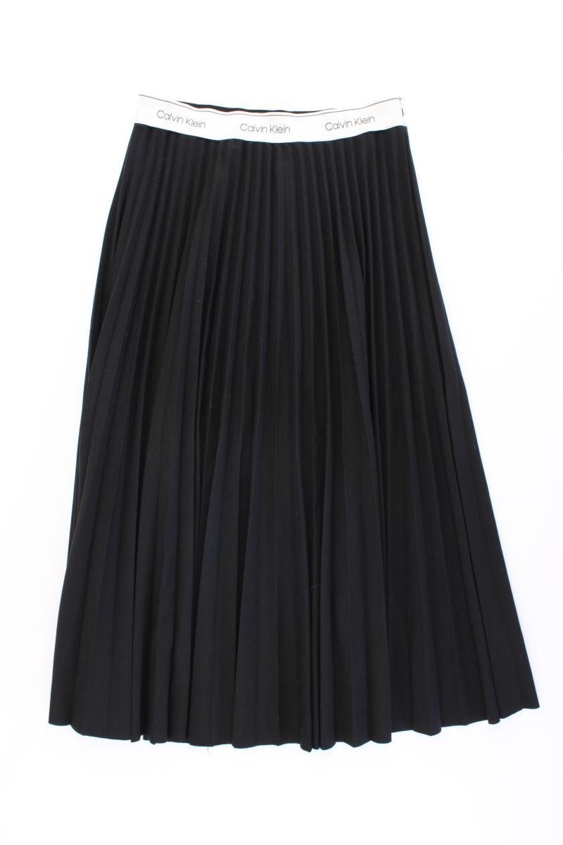 Calvin Klein Faltenrock Gr. 38 schwarz aus Polyester