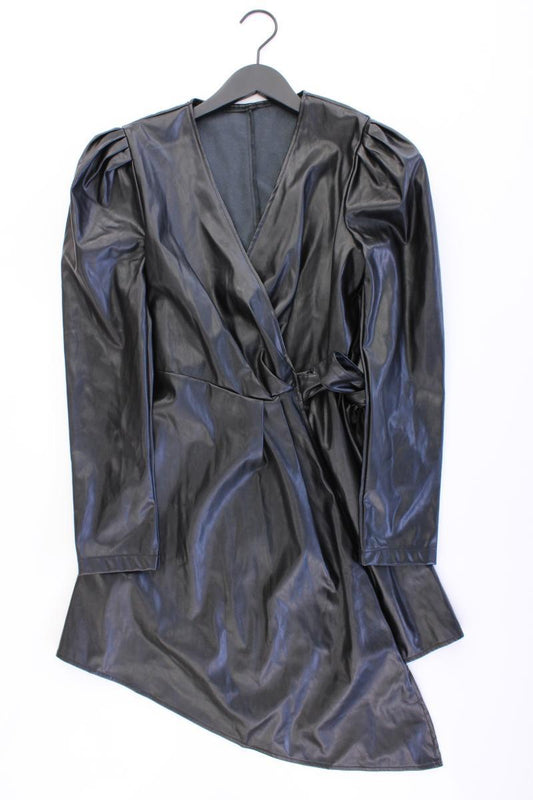 Kunstlederkleid Gr. M Langarm schwarz