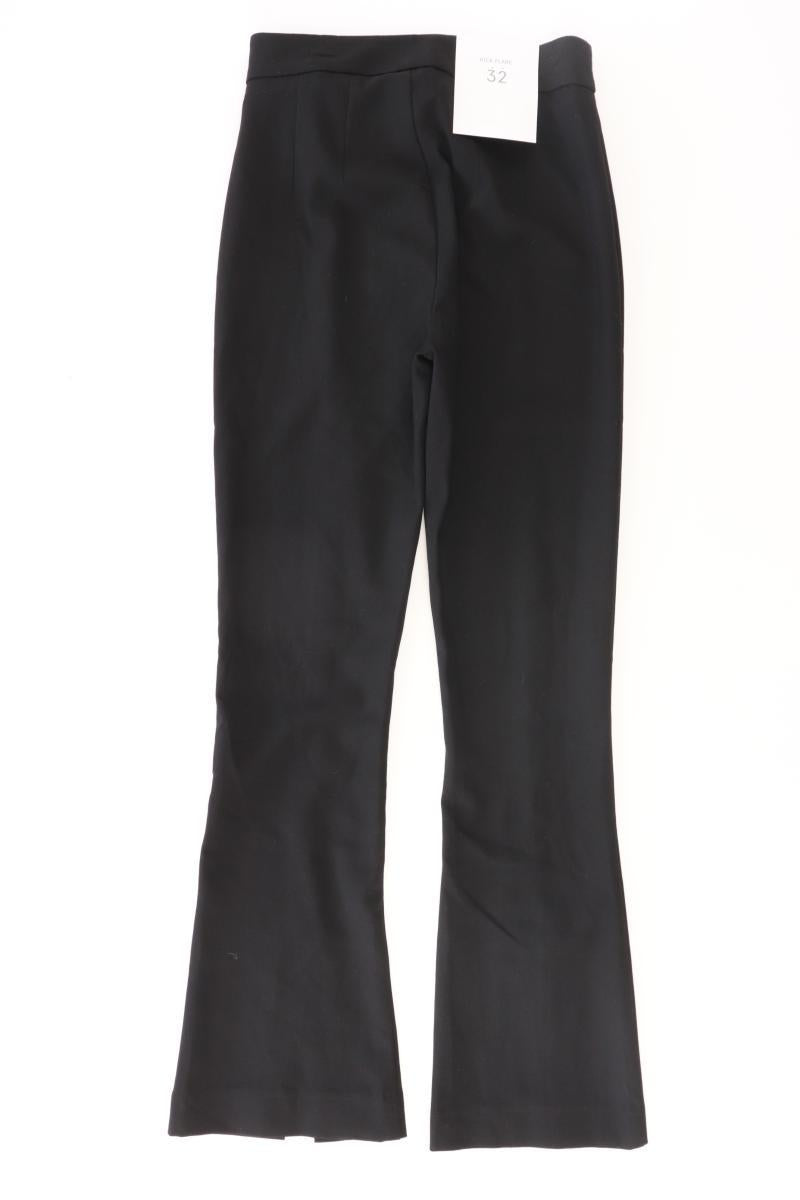 Bershka Kick Flare Hose Gr. 32 neu mit Etikett schwarz aus Polyester