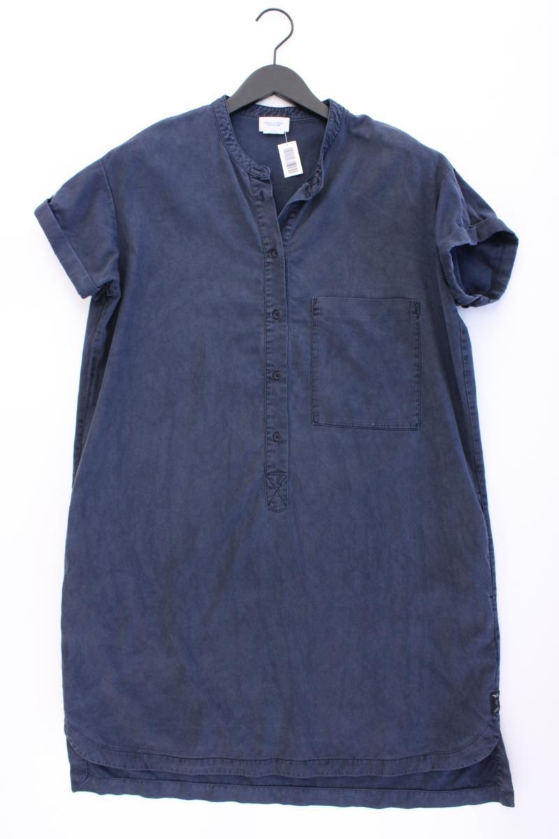 Marc O'Polo Kurzarmkleid Gr. L blau aus Lyocell