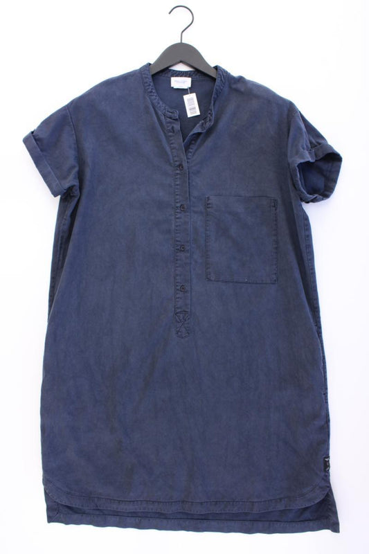 Marc O'Polo Kurzarmkleid Gr. L blau aus Lyocell