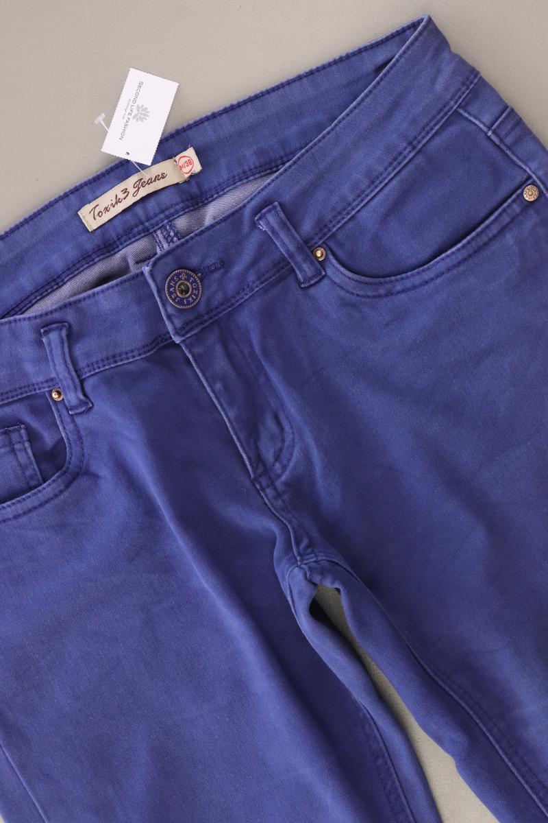 Toxik3 Five-Pocket-Hose Gr. 38 blau aus Baumwolle