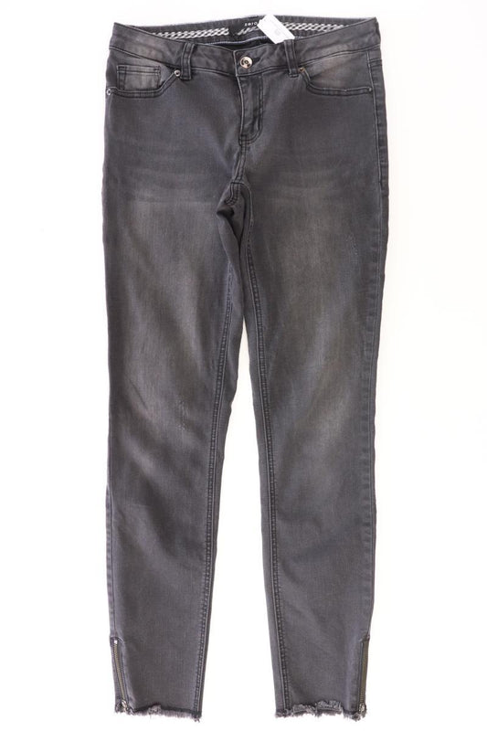 Zero Skinny Jeans Gr. 36/L30 grau aus Baumwolle