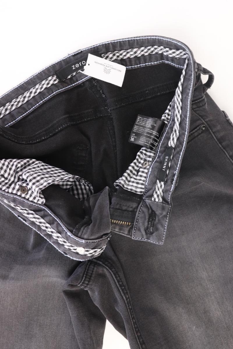Zero Skinny Jeans Gr. 36/L30 grau aus Baumwolle