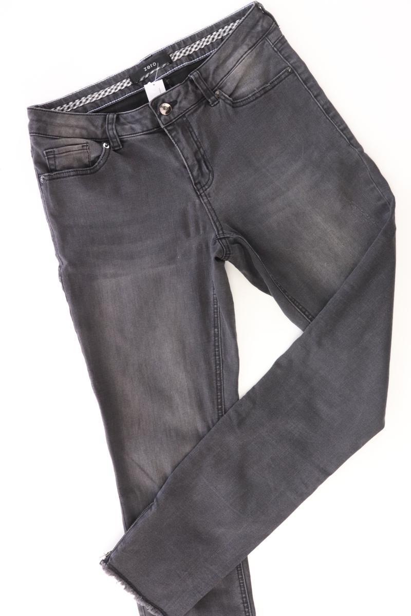 Zero Skinny Jeans Gr. 36/L30 grau aus Baumwolle