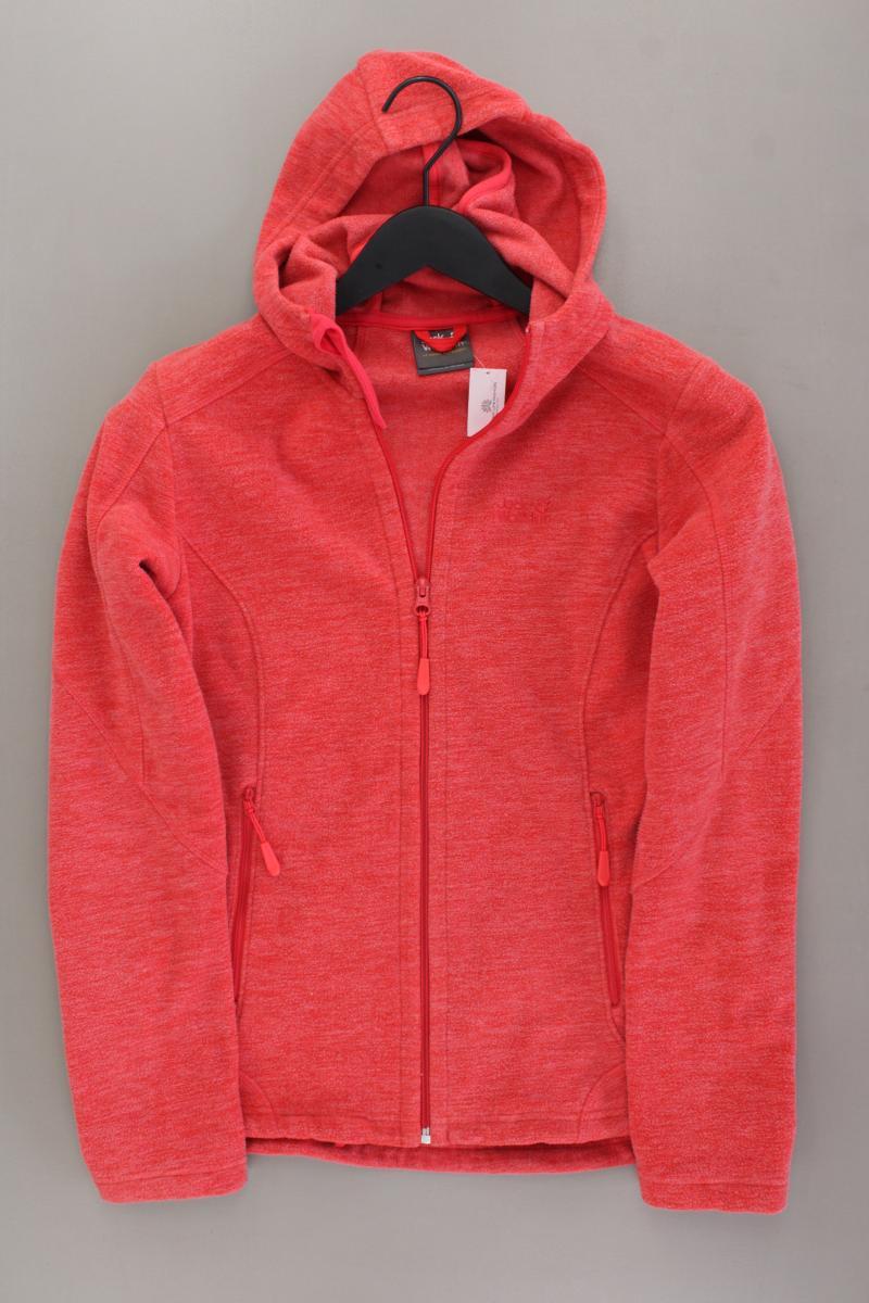 Jack Wolfskin Fleecejacke Gr. S rot aus Polyester