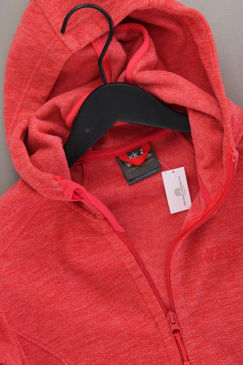 Jack Wolfskin Fleecejacke Gr. S rot aus Polyester