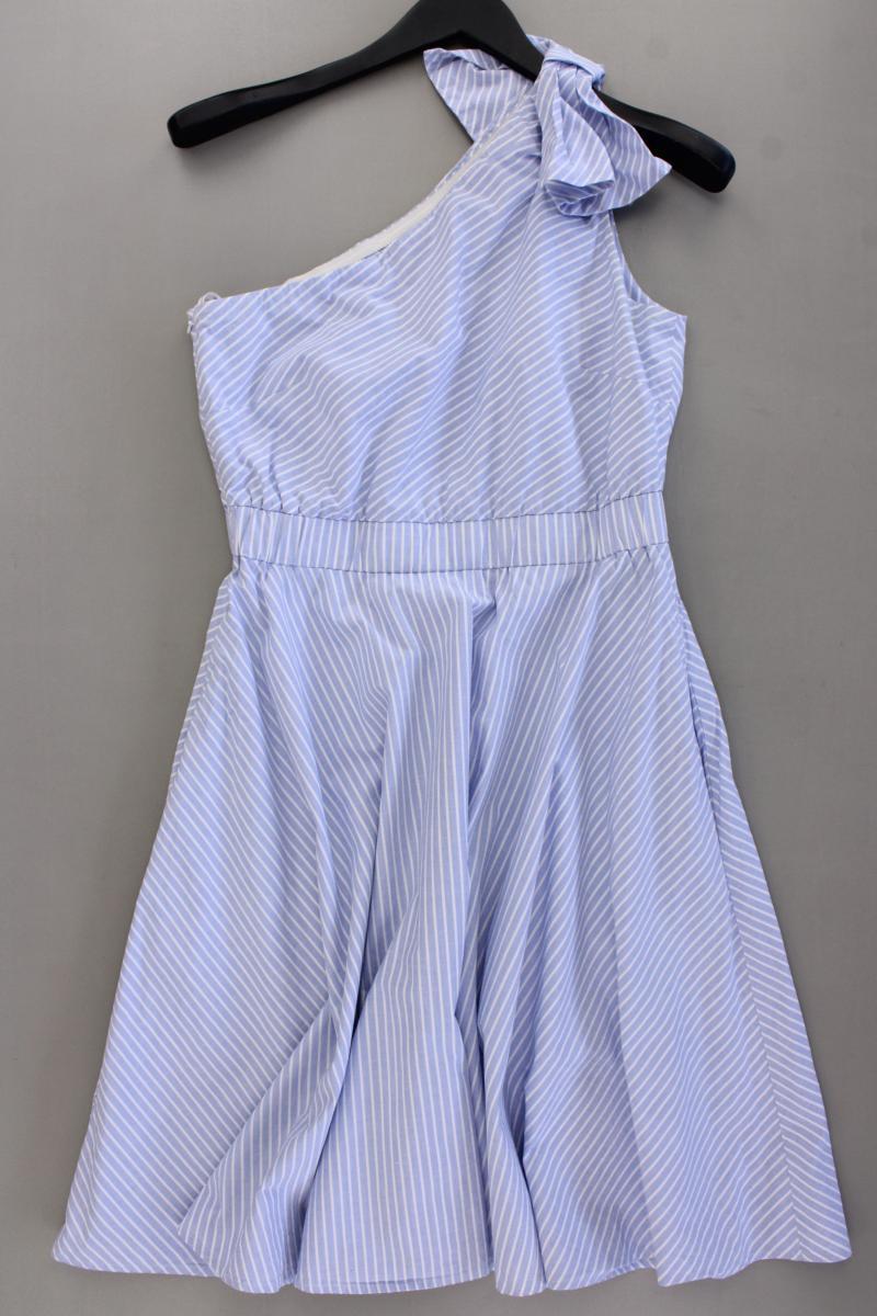 Calvin Klein One-Shoulder-Kleid Gr. US 8 (M) gestreift Ärmellos blau