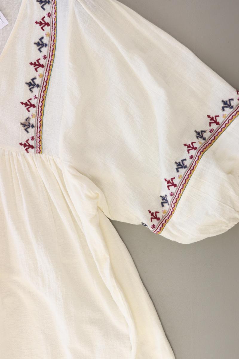 Zara Tunika Kleid Gr. L 3/4 Ärmel creme aus Polyester