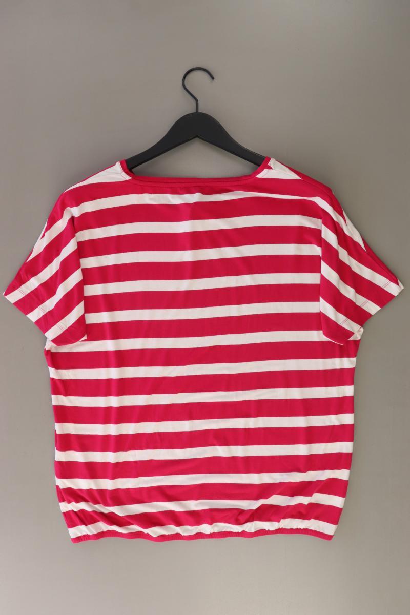 Street One Ringelshirt Gr. 42 gestreift Kurzarm pink aus Viskose