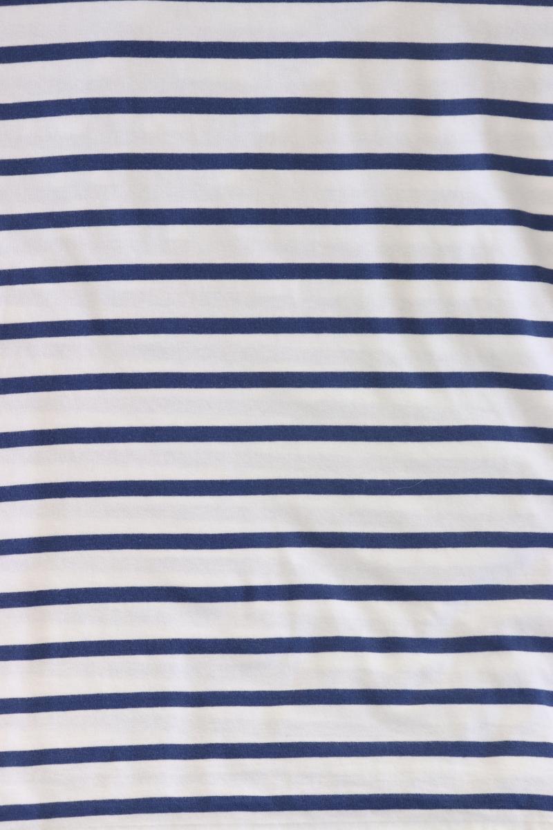Ralph Lauren Ringelshirt für Herren Gr. M gestreift Kurzarm blau aus Baumwolle