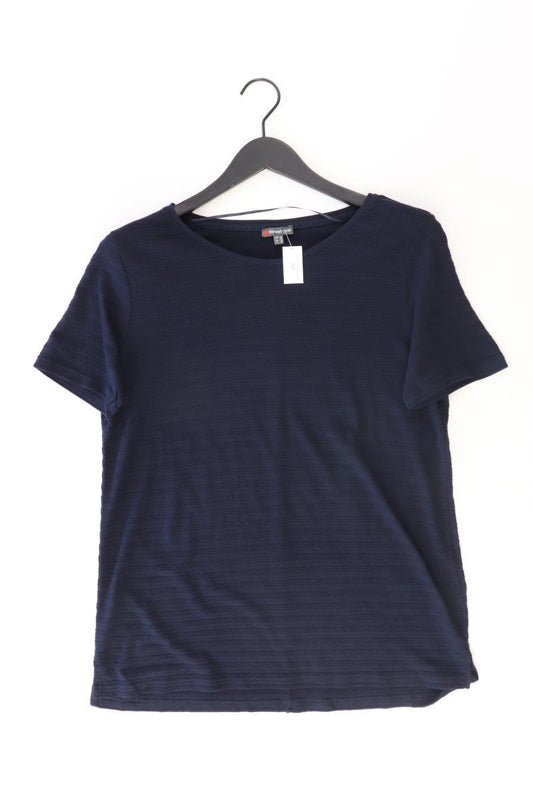 Street One T-Shirt Gr. 44 Kurzarm blau aus Baumwolle