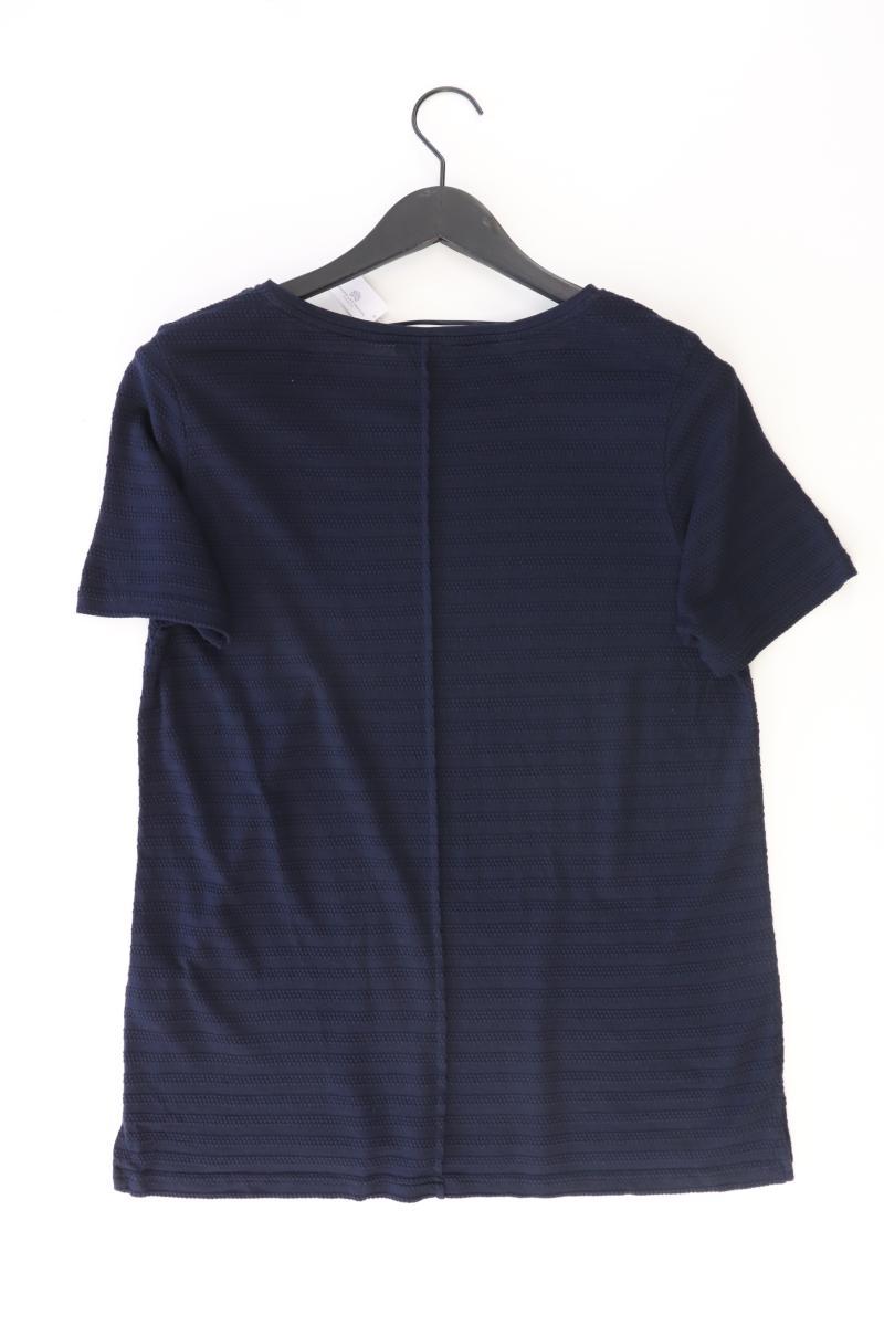 Street One T-Shirt Gr. 44 Kurzarm blau aus Baumwolle