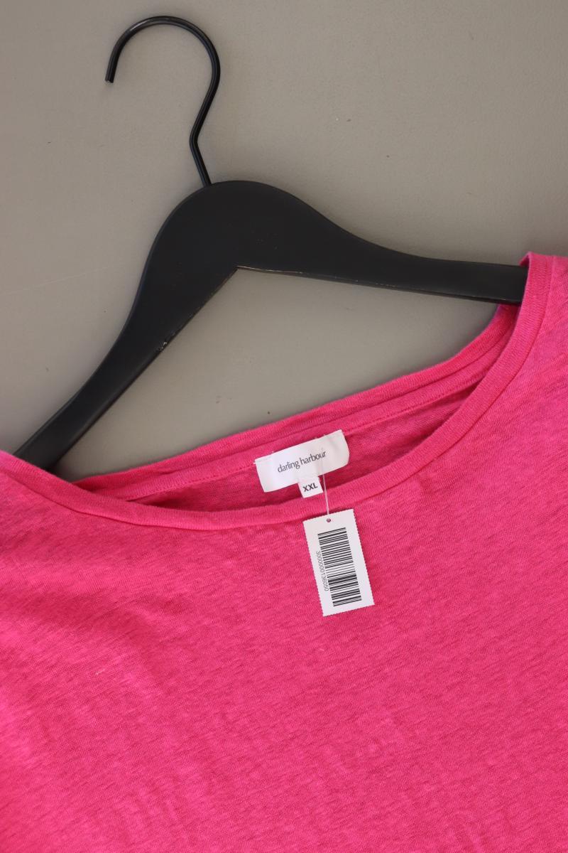Darling Harbour Leinenshirt Gr. XXL Kurzarm pink