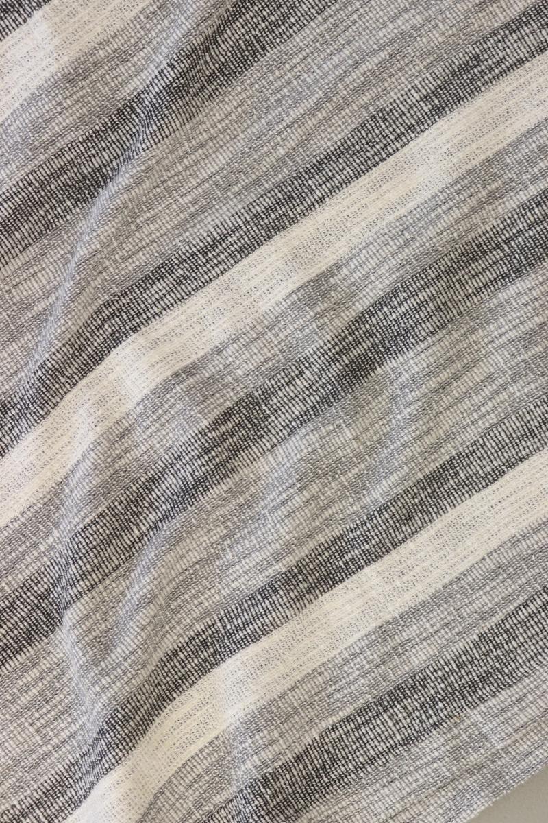 Esprit Stretchrock Gr. XL gestreift grau aus Baumwolle