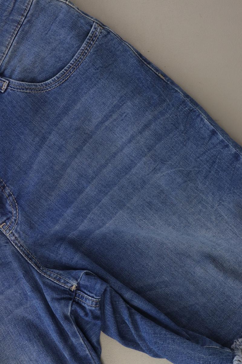 MAC Jeansshorts Gr. 42 blau aus Baumwolle