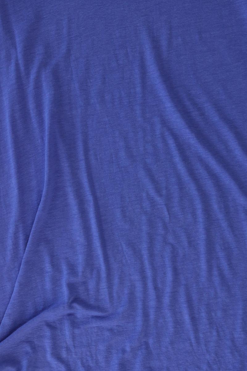 Tommy Hilfiger Shirt mit Leinen Gr. XXL Kurzarm blau aus Lyocell