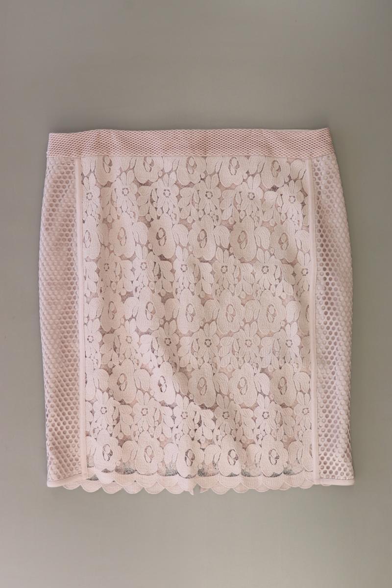 Marc Cain Spitzenrock Gr. 44 rosa aus Baumwolle
