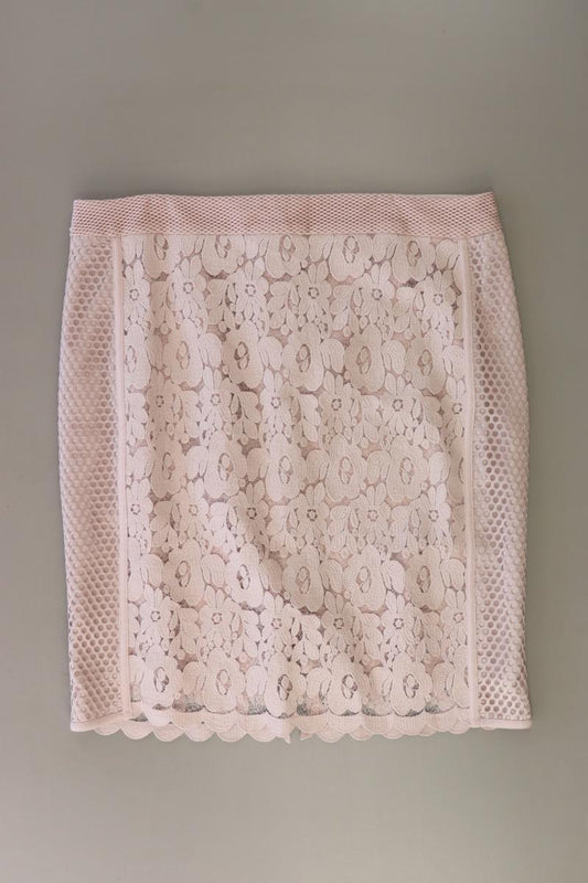 Marc Cain Spitzenrock Gr. 44 rosa aus Baumwolle