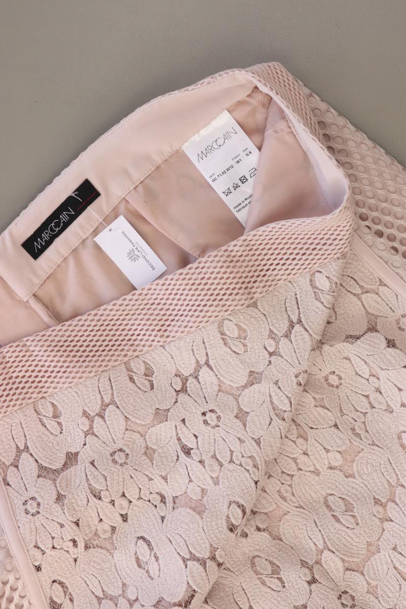 Marc Cain Spitzenrock Gr. 44 rosa aus Baumwolle