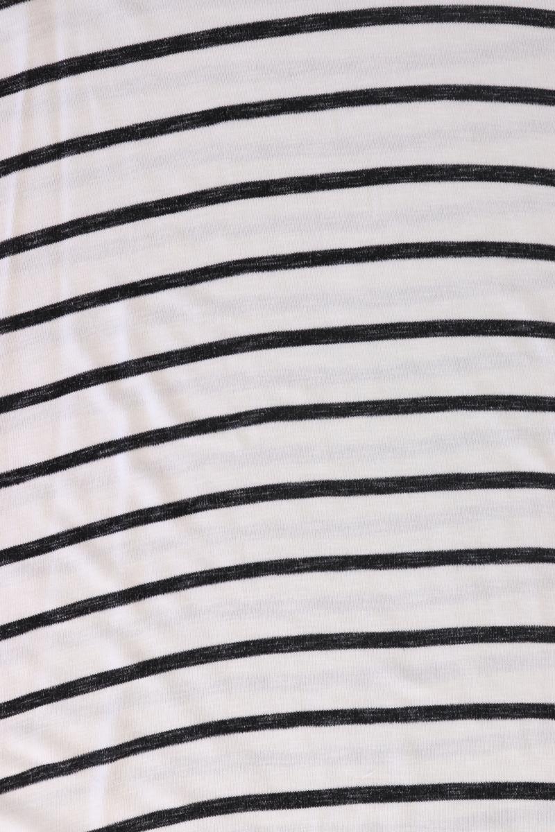 Street One Ringelshirt Gr. 46 gestreift Kurzarm weiß aus Viskose