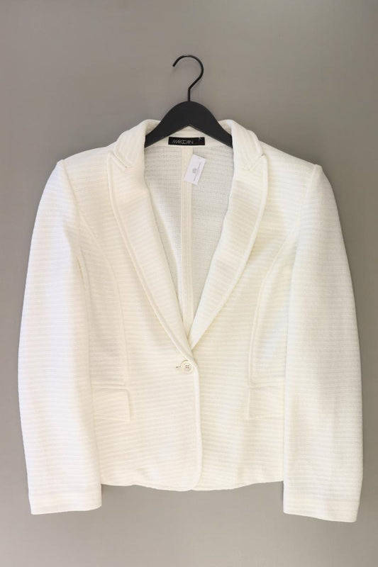 Marc Cain Regular Blazer Gr. 44 neuwertig creme aus Baumwolle