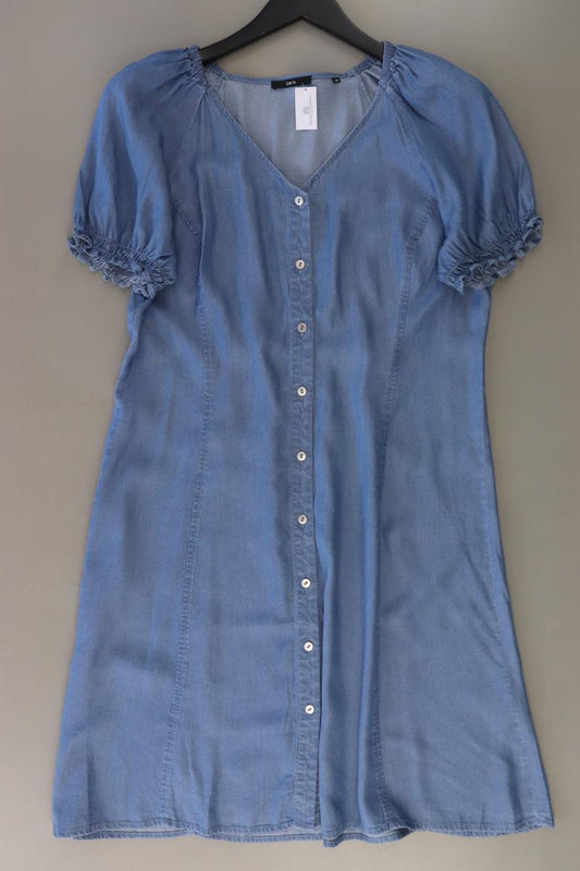 Zero Kurzarmkleid Gr. 40 neuwertig blau aus Lyocell