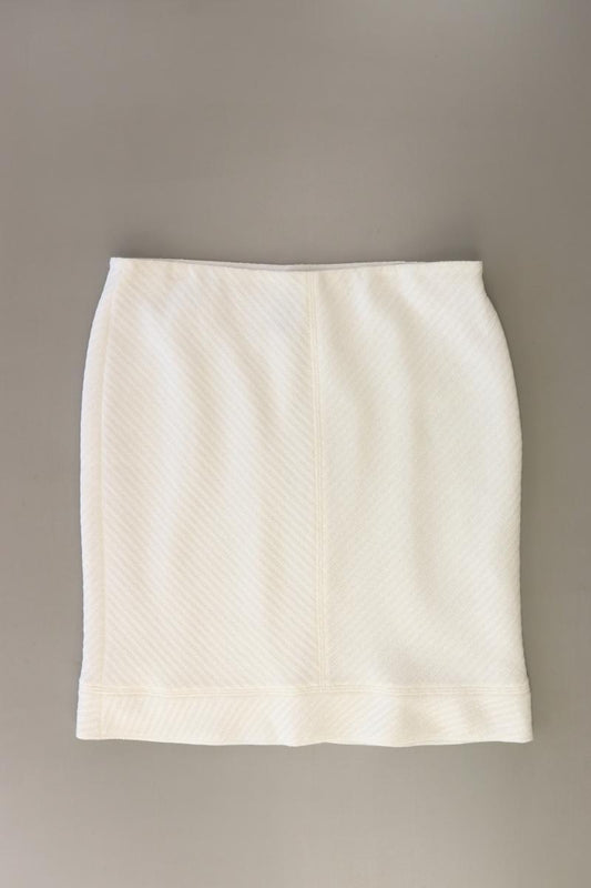 Marc Cain Stretchrock Gr. 44 creme aus Baumwolle