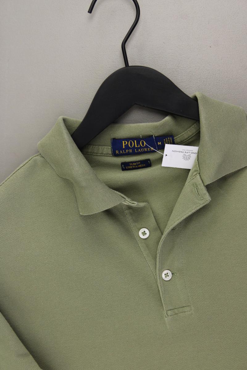 Polo Ralph Lauren Poloshirt für Herren Gr. M Kurzarm olivgrün aus Baumwolle