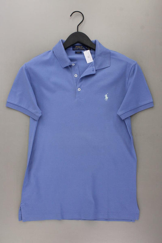 Polo Ralph Lauren Poloshirt für Herren Gr. M Kurzarm blau aus Baumwolle